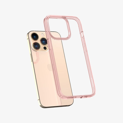 ACS03204 - iPhone 13 Pro Max Case Ultra Hybrid in crystal clear showing the back